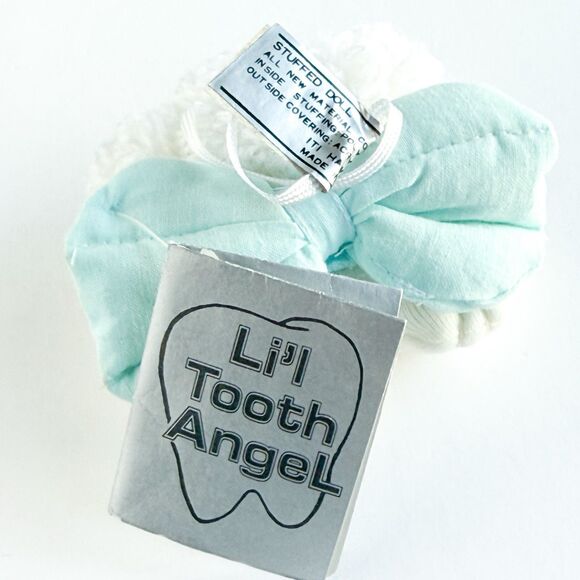 NWT Vintage 70s Softoys Lil Tooth Angel Fairy Pillow Stuffed Plush Toy 1978 - Picture 6 of 9